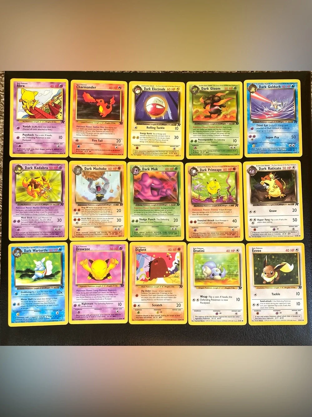 Pokémon Vintage Cards Bundle from Set 82  - Qty 15